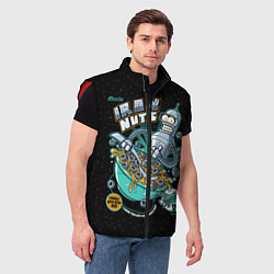 Мужской жилет Iron Nuts, цвет: 3D-красный — фото 2