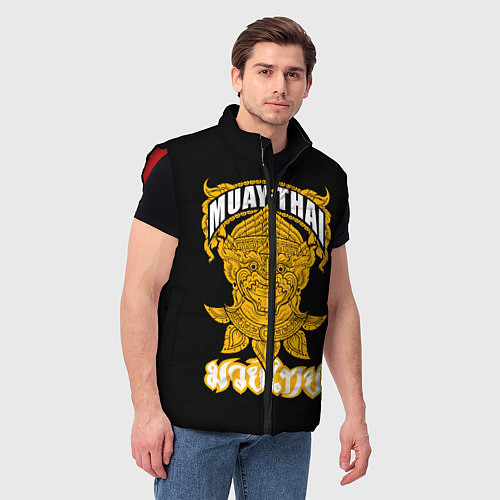 Мужской жилет Muay Thai Fighter / 3D-Красный – фото 3