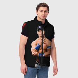 Мужской жилет Джон Сина борец, цвет: 3D-красный — фото 2