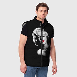 Мужской жилет Мэрилин Монро, цвет: 3D-светло-серый — фото 2