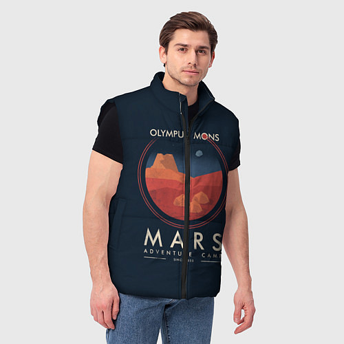 Мужской жилет Mars Adventure Camp / 3D-Черный – фото 3