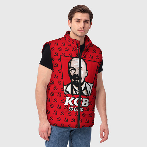 Мужской жилет KGB: So Good / 3D-Черный – фото 3