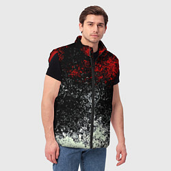 Мужской жилет Взрыв красок, цвет: 3D-красный — фото 2