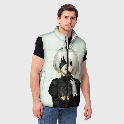 Мужской жилет B2 / 3D-Черный – фото 3