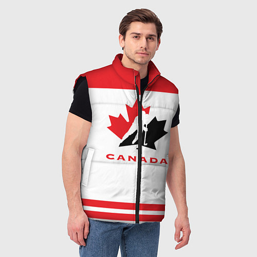 Мужской жилет Canada Team / 3D-Черный – фото 3
