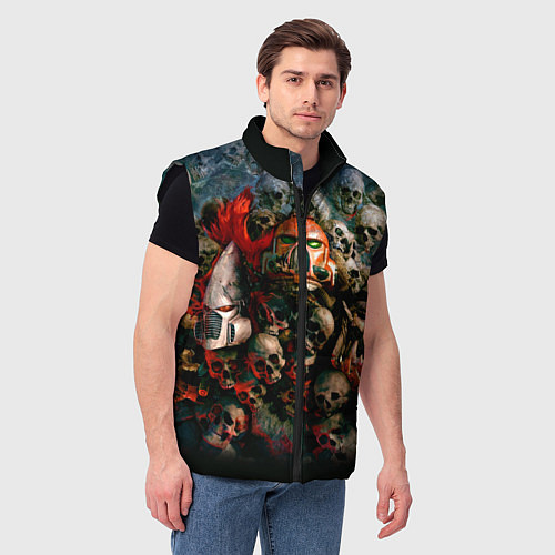 Мужской жилет Warhammer 40k: Skulls / 3D-Черный – фото 3