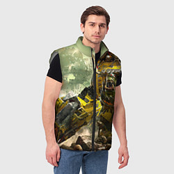 Мужской жилет WH40k warboss, цвет: 3D-светло-серый — фото 2