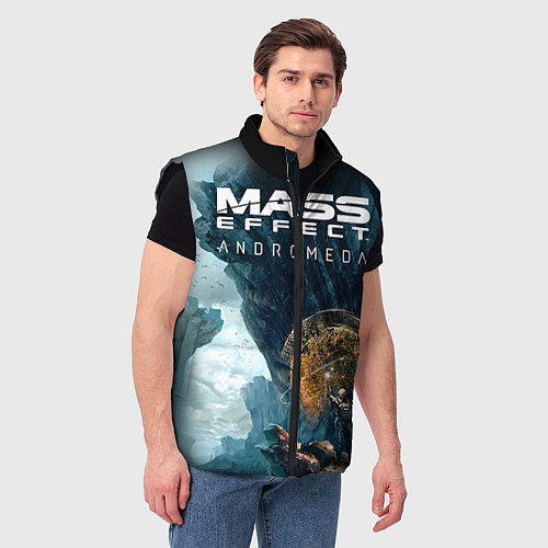 Мужской жилет Mass Effect: Andromeda / 3D-Черный – фото 3
