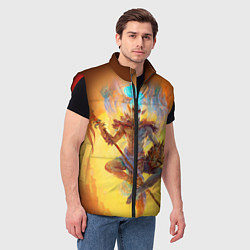Мужской жилет Вивек, цвет: 3D-красный — фото 2