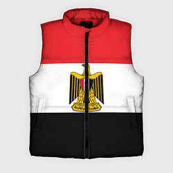 Мужской жилет Флаг и герб Египта, цвет: 3D-красный
