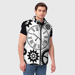 Мужской жилет Время не ждет, цвет: 3D-черный — фото 2