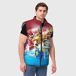 Мужской жилет Golden State Warriors, цвет: 3D-светло-серый — фото 2