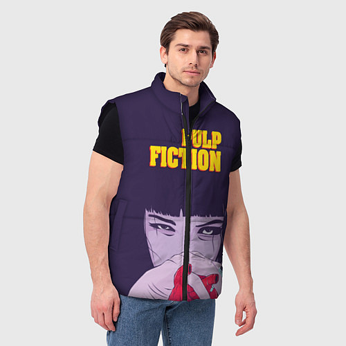 Мужской жилет Pulp Fiction: Dope Heart / 3D-Черный – фото 3