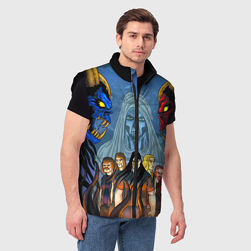 Мужской жилет Dethklok: Heroes / 3D-Черный – фото 3