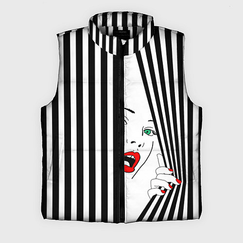 Мужской жилет Pop art girl / 3D-Светло-серый – фото 1