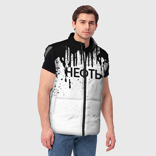 Мужской жилет Нефть / 3D-Светло-серый – фото 3