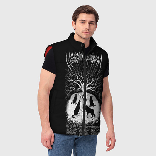 Мужской жилет Wolves in the Throne Room / 3D-Красный – фото 3