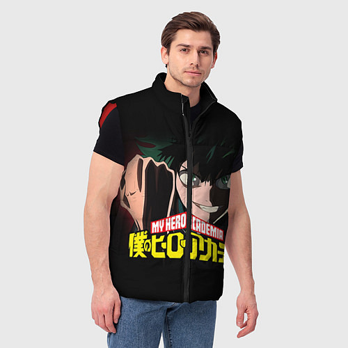 Мужской жилет Моя геройская академия / 3D-Красный – фото 3