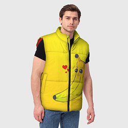 Мужской жилет Just Banana (Yellow), цвет: 3D-красный — фото 2