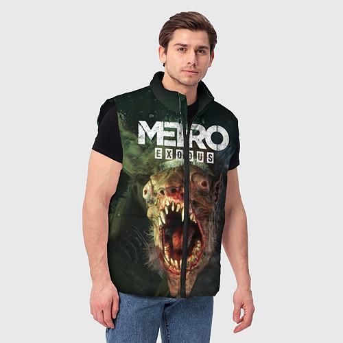 Мужской жилет Metro Exodus / 3D-Черный – фото 3