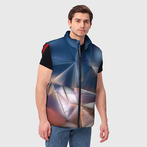 Мужской жилет Abstract / 3D-Красный – фото 3