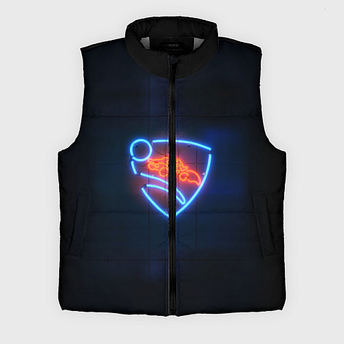 Мужской жилет Rocket League / 3D-Светло-серый – фото 1