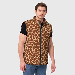 Мужской жилет Жираф, цвет: 3D-черный — фото 2