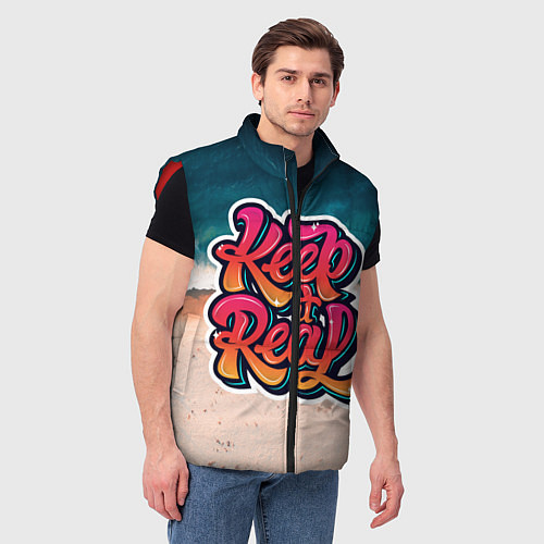 Мужской жилет Keep it Real / 3D-Красный – фото 3