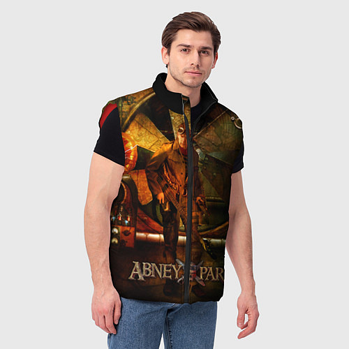 Мужской жилет Abney Park / 3D-Красный – фото 3