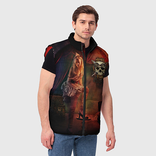 Мужской жилет Abney Park rock / 3D-Красный – фото 3