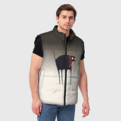 Мужской жилет Первый снег, цвет: 3D-черный — фото 2
