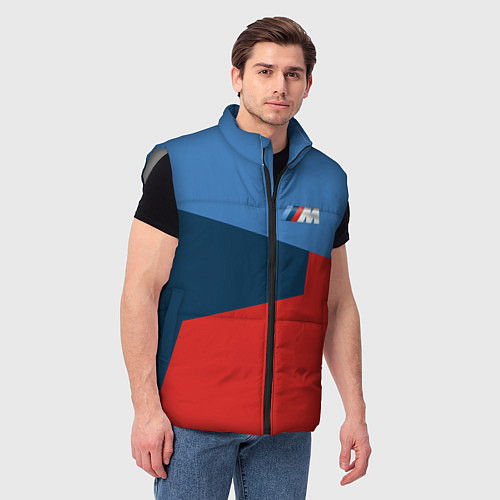 Мужской жилет Бмв Bmw 2018 №2 / 3D-Светло-серый – фото 3