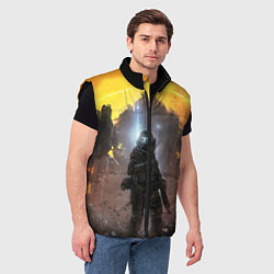 Мужской жилет Titanfall: Robots War, цвет: 3D-черный — фото 2