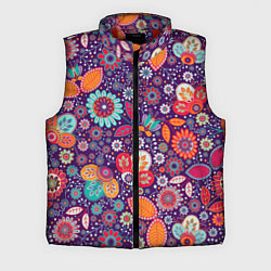 Мужской жилет Цветочный взрыв, цвет: 3D-красный
