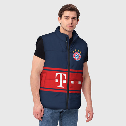 Мужской жилет ФК Бавария: Гостевая 17/18 / 3D-Черный – фото 3