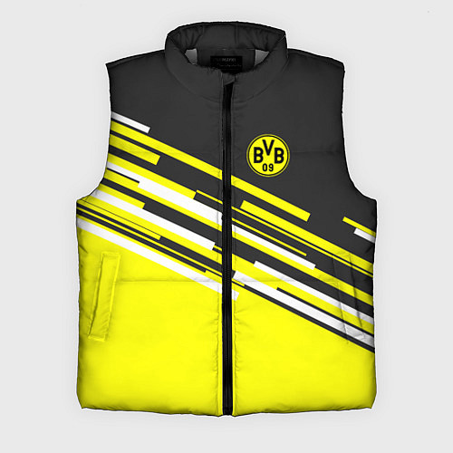 Мужской жилет Borussia FC: Sport Line 2018 / 3D-Светло-серый – фото 1
