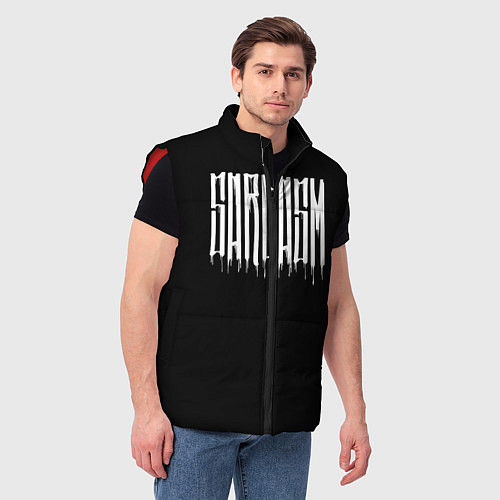 Мужской жилет Sarcasm / 3D-Красный – фото 3