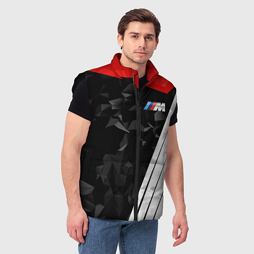 Мужской жилет BMW M: Poly Sport / 3D-Черный – фото 3