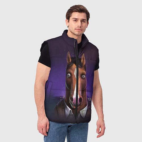 Мужской жилет BoJack / 3D-Черный – фото 3