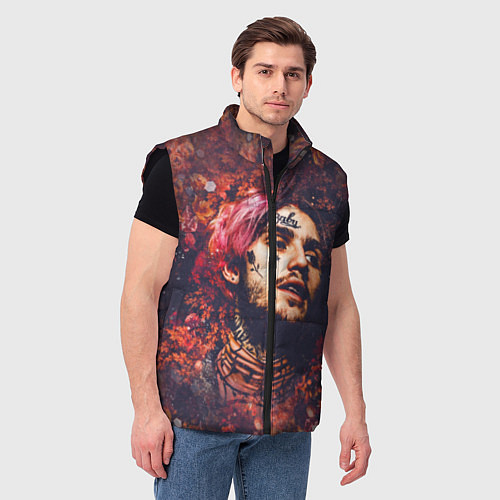 Мужской жилет Lil Peep: Cry baby / 3D-Черный – фото 3