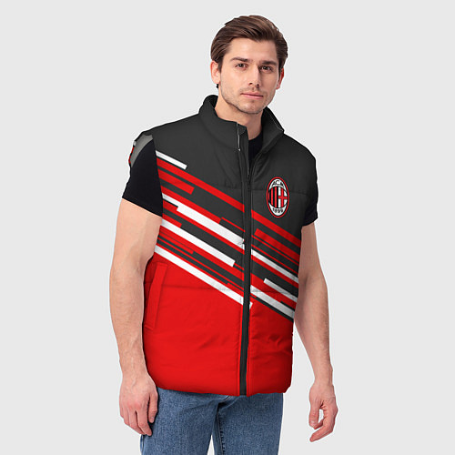 Мужской жилет АC Milan: R&G / 3D-Светло-серый – фото 3