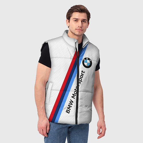 Мужской жилет BMW Motorsport: White Carbon / 3D-Черный – фото 3