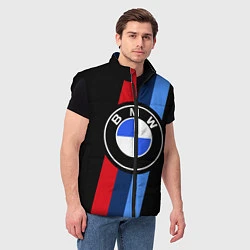 Мужской жилет BMW 2021 M SPORT БМВ М СПОРТ, цвет: 3D-черный — фото 2