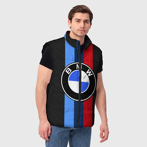 Мужской жилет BMW SPORT / 3D-Черный – фото 3