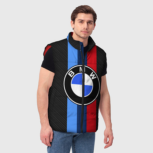 Мужской жилет BMW SPORT / 3D-Красный – фото 3
