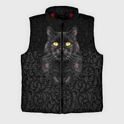 Мужской жилет Чёрный котик, цвет: 3D-красный