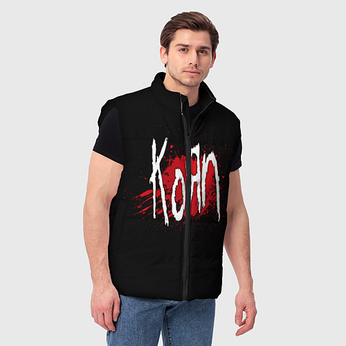 Мужской жилет Korn: Blood / 3D-Черный – фото 3