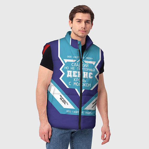 Мужской жилет Денис сладкий / 3D-Красный – фото 3