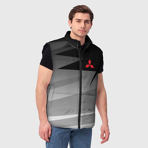 Мужской жилет MITSUBISHI SPORT / 3D-Черный – фото 3