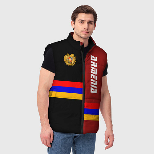 Мужской жилет Armenia / 3D-Черный – фото 3